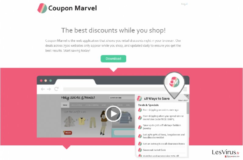 instantanea di Le pubblicità di Coupon Marvel instantanea di Le pubblicità di Coupon Marvel