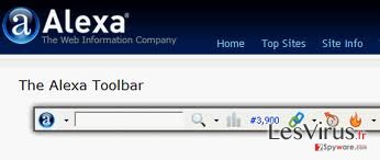 instantanea di Alexa Toolbar instantanea di Alexa Toolbar