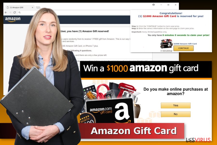 Esempi della truffa Gift Card di Amazon