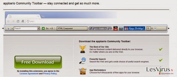 instantanea di Appbario toolbar instantanea di Appbario toolbar