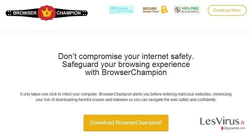 instantanea di il virus BrowserChampion instantanea di il virus BrowserChampion
