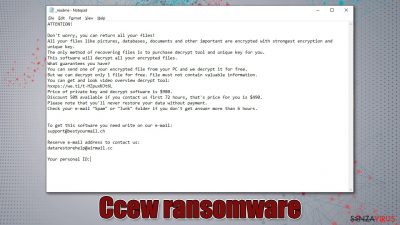 Ransomware Ccew