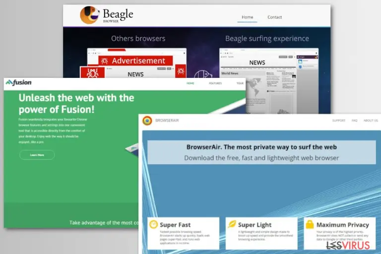 Chromium fake browser examples