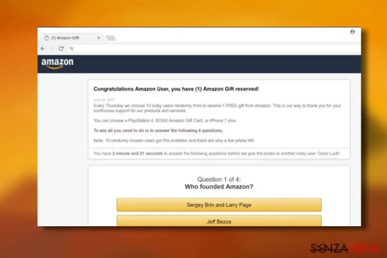 “Congratulations Amazon User