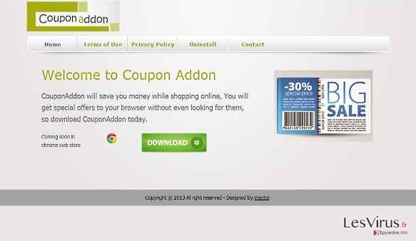 instantanea di Virus CouponAddon instantanea di Virus CouponAddon