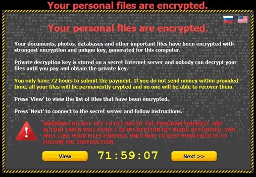 instantanea di Critroni Ransomware instantanea di Critroni Ransomware