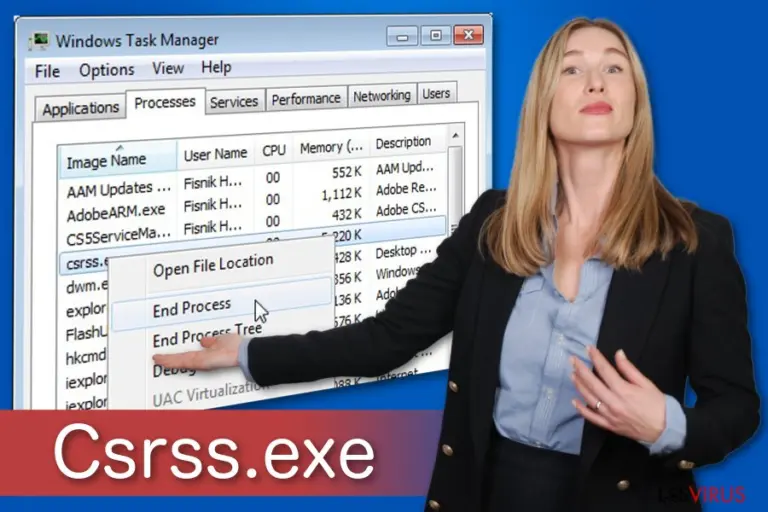 Csrss.exe trojan virus