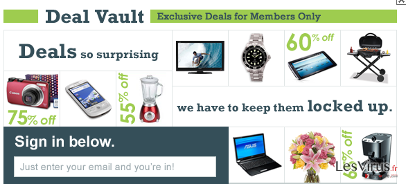 instantanea di Deal Vault virus instantanea di Deal Vault virus