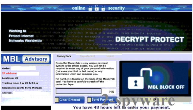 instantanea di il virus Decrypt Protect instantanea di il virus Decrypt Protect