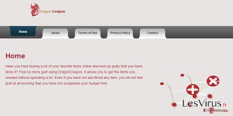 instantanea di il virus DragonCoupon instantanea di il virus DragonCoupon