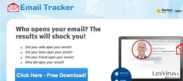 instantanea di Le pubblicità di Email Tracker instantanea di Le pubblicità di Email Tracker