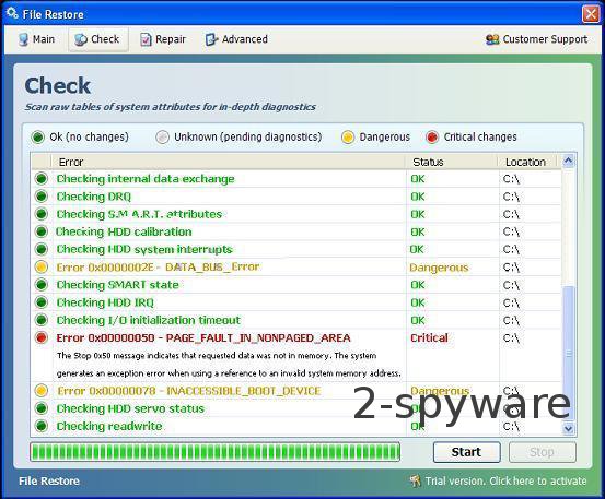 instantanea di File Restore virus instantanea di File Restore virus