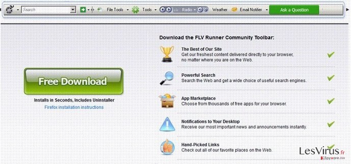 instantanea di Il Toolbar Flv instantanea di Il Toolbar Flv