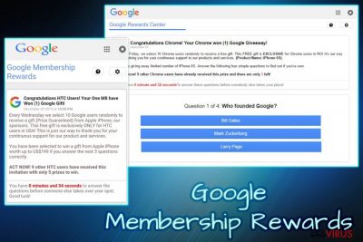 Il virus Google Membership Reward
