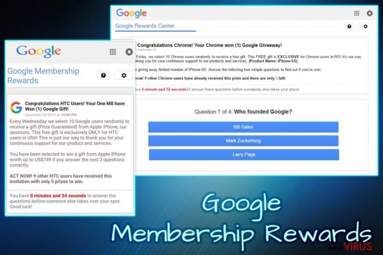 Il virus Google Membership Reward