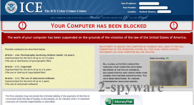 instantanea di ICE Cyber Crime Center virus instantanea di ICE Cyber Crime Center virus