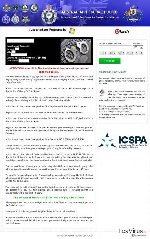 instantanea di ICSPA virus instantanea di ICSPA virus