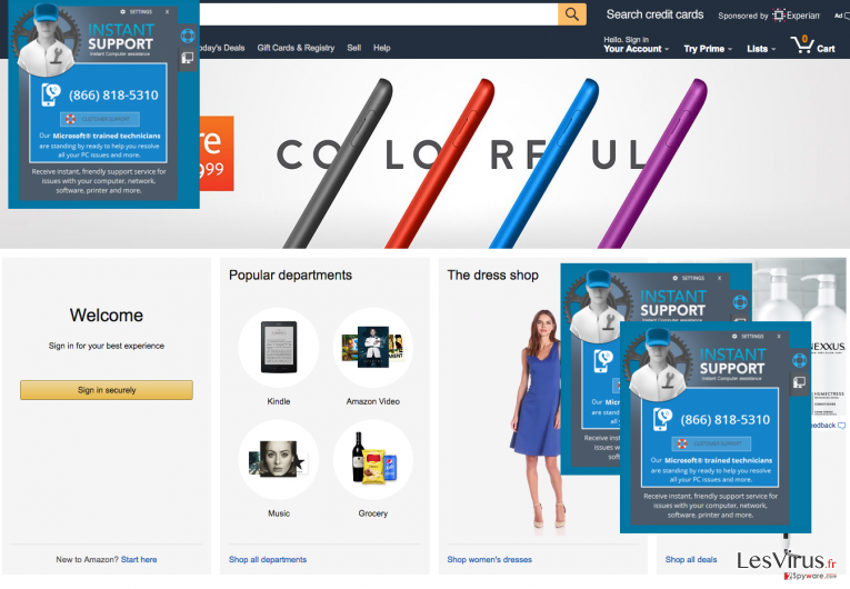 instantanea di Gli annunci di Instant Support instantanea di Gli annunci di Instant Support