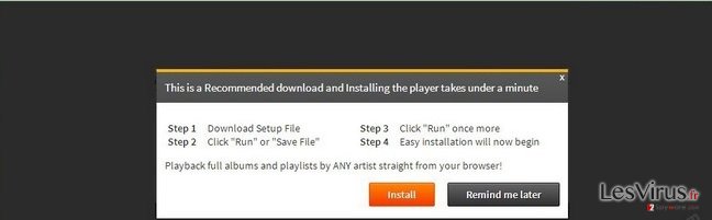 instantanea di Il virus 'Infected files have corrupted your Flash Player' instantanea di Il virus 'Infected files have corrupted your Flash Player'