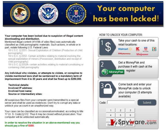 instantanea di Kovter ransomware instantanea di Kovter ransomware