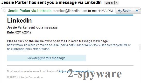 instantanea di LinkedIn virus instantanea di LinkedIn virus