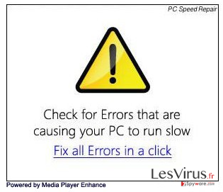 instantanea di Il virus "Ads by Media Enhance" instantanea di Il virus "Ads by Media Enhance"
