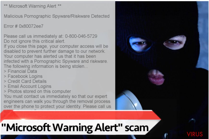 Il virus "Microsoft Warning Alert"