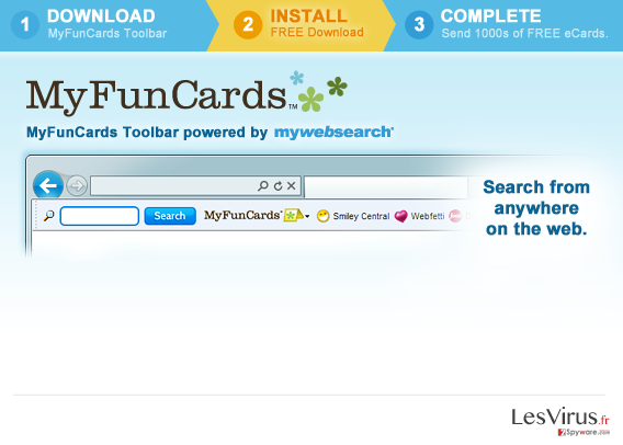 instantanea di MyFunCards Toolbar instantanea di MyFunCards Toolbar