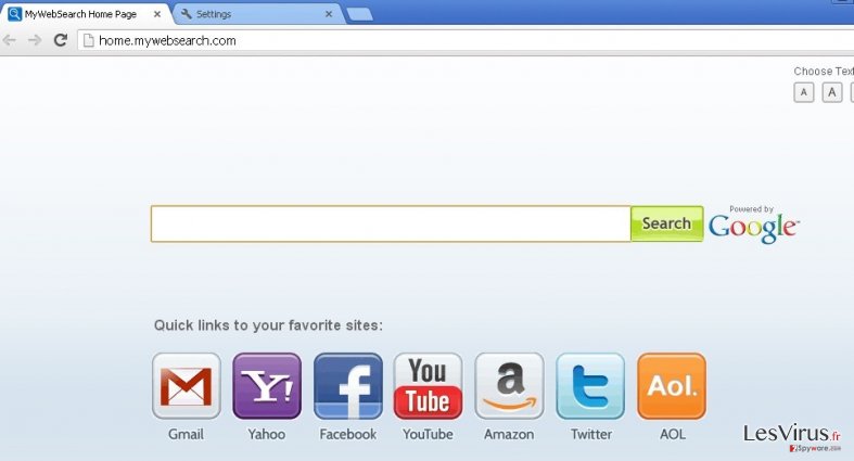 instantanea di mywebsearch.com instantanea di mywebsearch.com