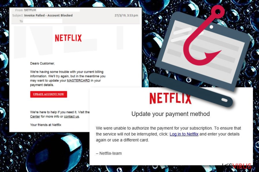 La truffa delle email di Netflix