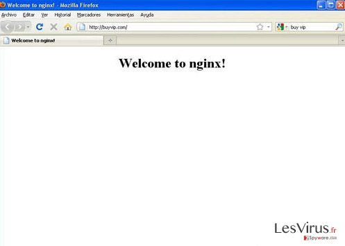 instantanea di Nginx Virus instantanea di Nginx Virus