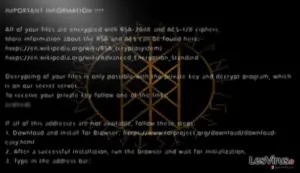 Odin virus easily encrypts files