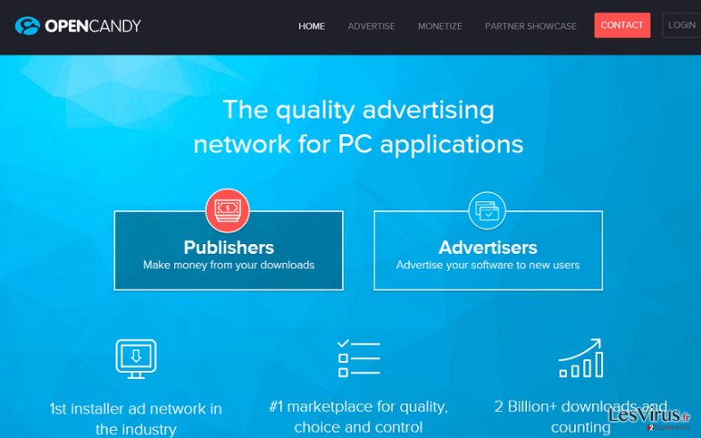 instantanea di Gli annunci di OpenCandy instantanea di Gli annunci di OpenCandy