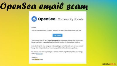 Email di truffa OpenSea