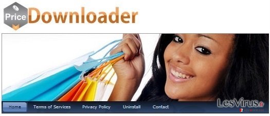 instantanea di L'Adware PriceDownloader instantanea di L'Adware PriceDownloader