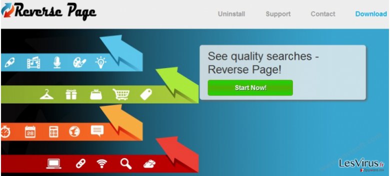 instantanea di Le pubblicità di Reverse Page instantanea di Le pubblicità di Reverse Page