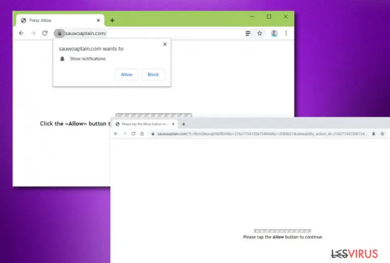 Sauwoaptain.com virus