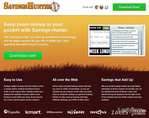 instantanea di Savings Hunter instantanea di Savings Hunter
