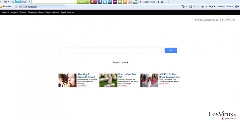 instantanea di il reindirizzamento a Start.mysearchdial.com instantanea di il reindirizzamento a Start.mysearchdial.com