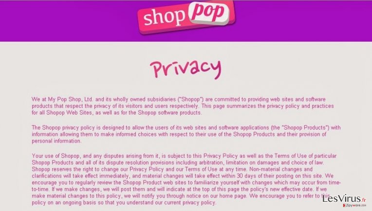 instantanea di Shopop virus instantanea di Shopop virus