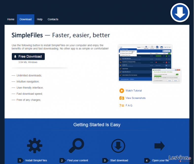 instantanea di SimpleFiles instantanea di SimpleFiles