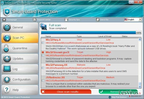 instantanea di Protezione Smart Guard instantanea di Protezione Smart Guard