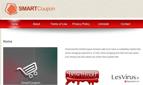 instantanea di L'adware SmartCoupon instantanea di L'adware SmartCoupon