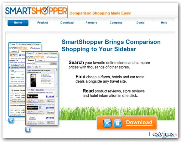 instantanea di Virus 'Annunci di SmartShopper' instantanea di Virus 'Annunci di SmartShopper'