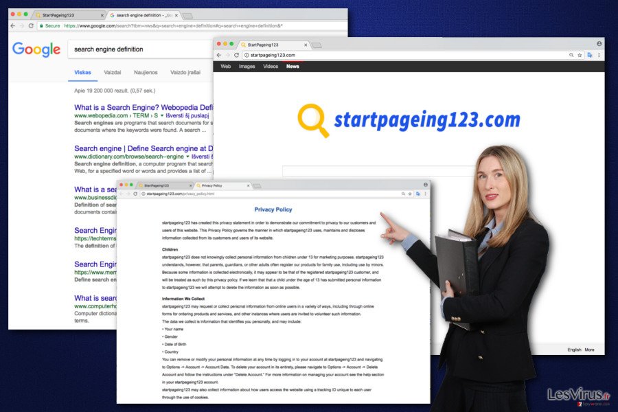 Immagine del virus StartPageing123 Immagine del virus StartPageing123