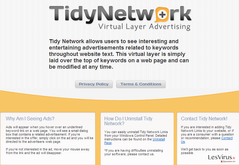 instantanea di TidyNetwork.com instantanea di TidyNetwork.com