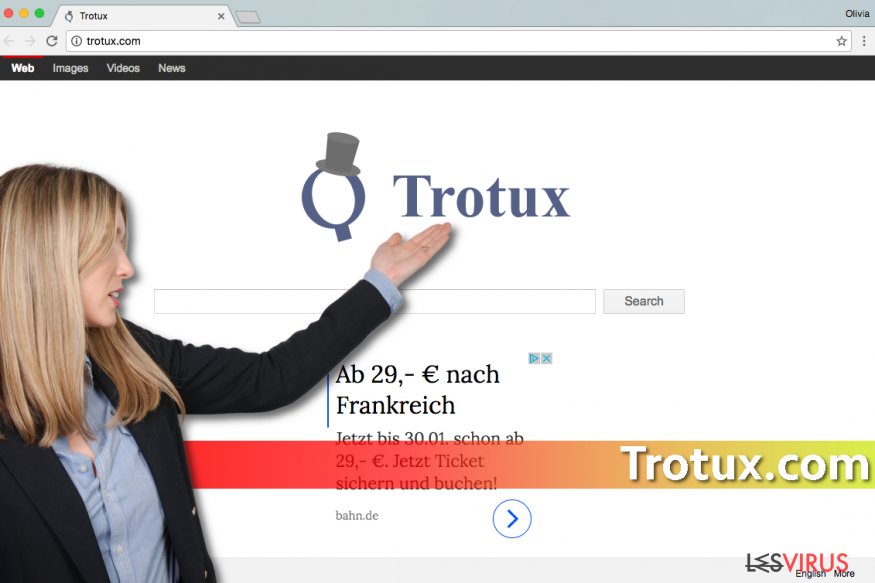 instantanea di Il virus Trotux.com instantanea di Il virus Trotux.com