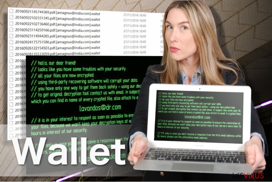 Immagine ransomware Wallet Immagine ransomware Wallet