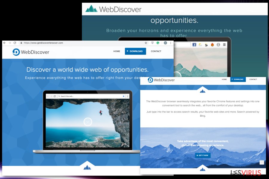instantanea di WebDiscover instantanea di WebDiscover