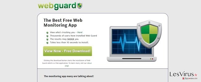 instantanea di Il virus Web Guard instantanea di Il virus Web Guard
